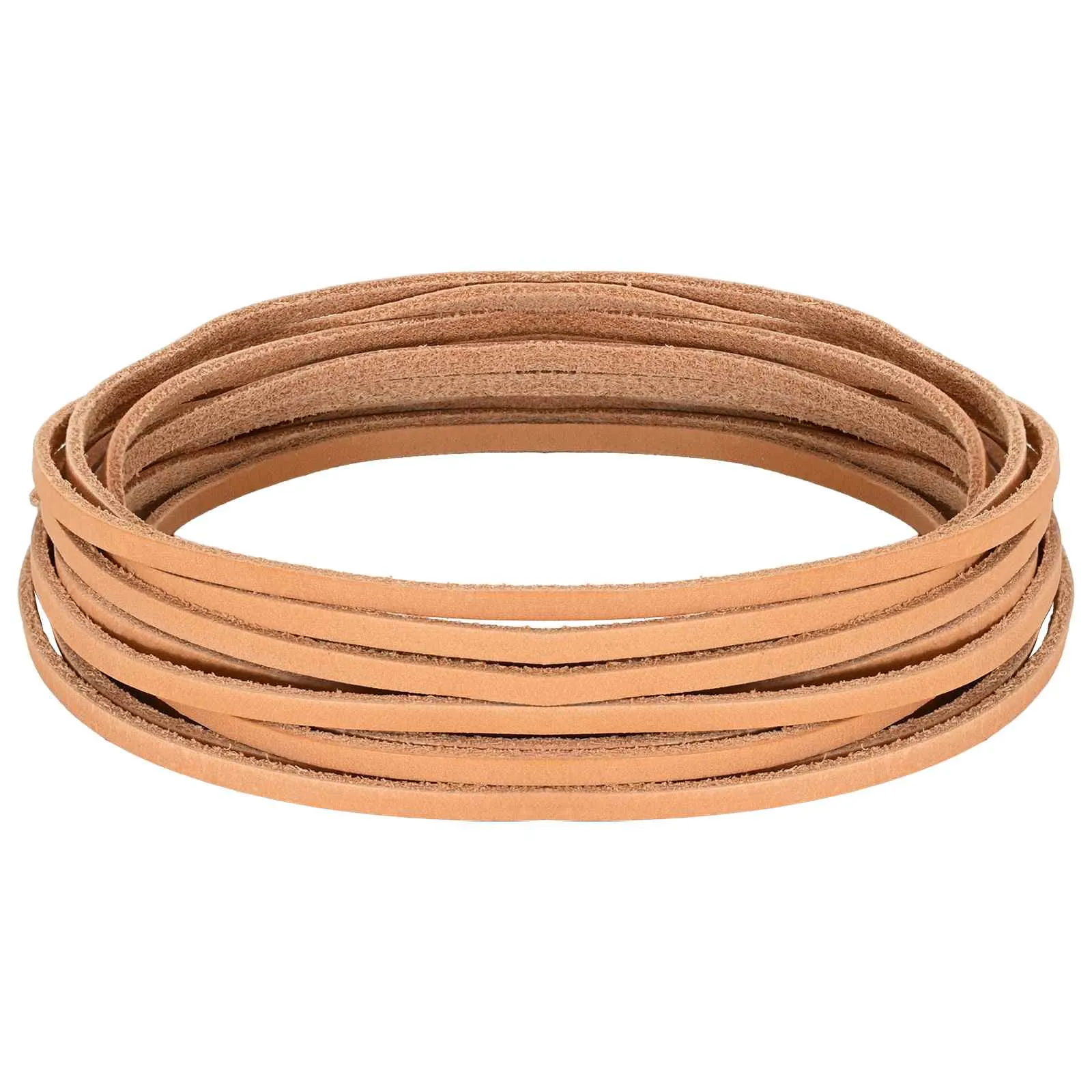 vidaxl kožni remen 1 svijetlosmeđa 500 x 0,3 cm koža - slika 1