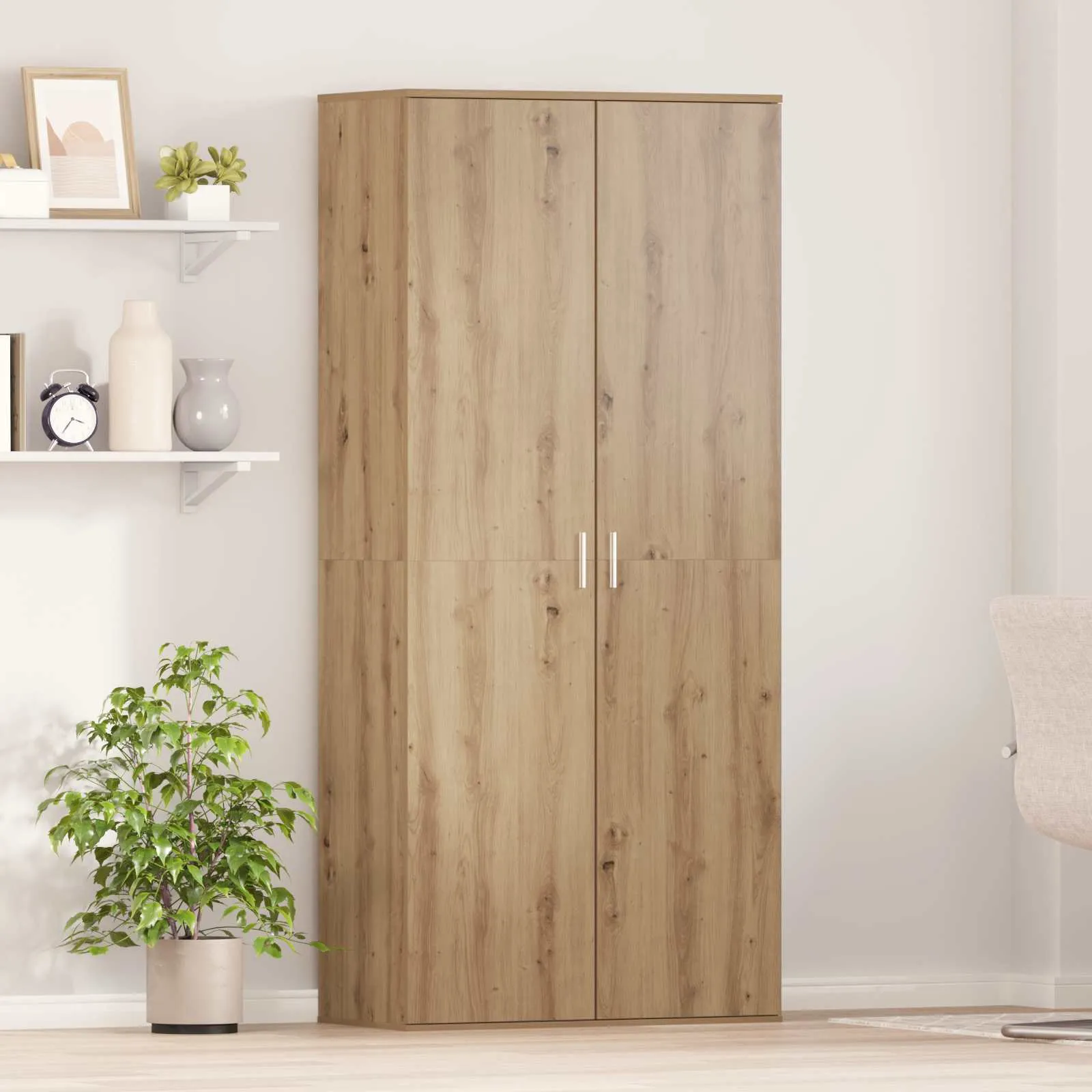 vidaXL Highboard 80 x 39 x 178 cm Konstruirano drvo Hrast artisan - Venlo