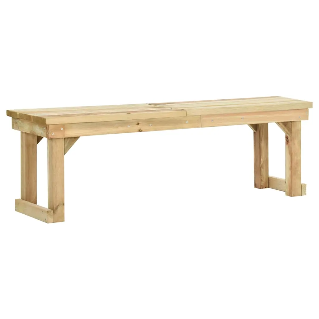 vidaXL Vrtna klupa 140 cm od impregnirane borovine - Venlo
