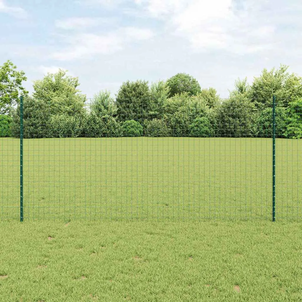 vidaxl euro ograda s postom 25 x 1,2 m čelik premazan pvc-om zelena - slika 1
