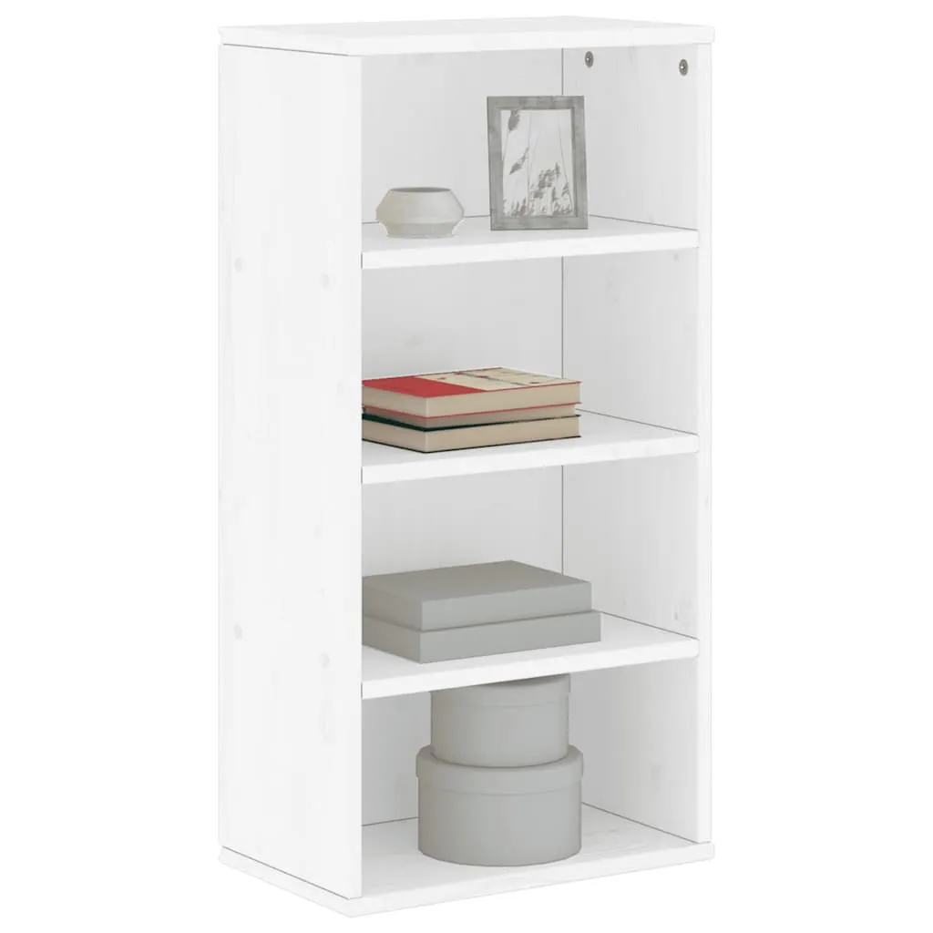 vidaxl bočni ormarić odda bijeli 40x24x79 cm puno drvo bor - slika 1