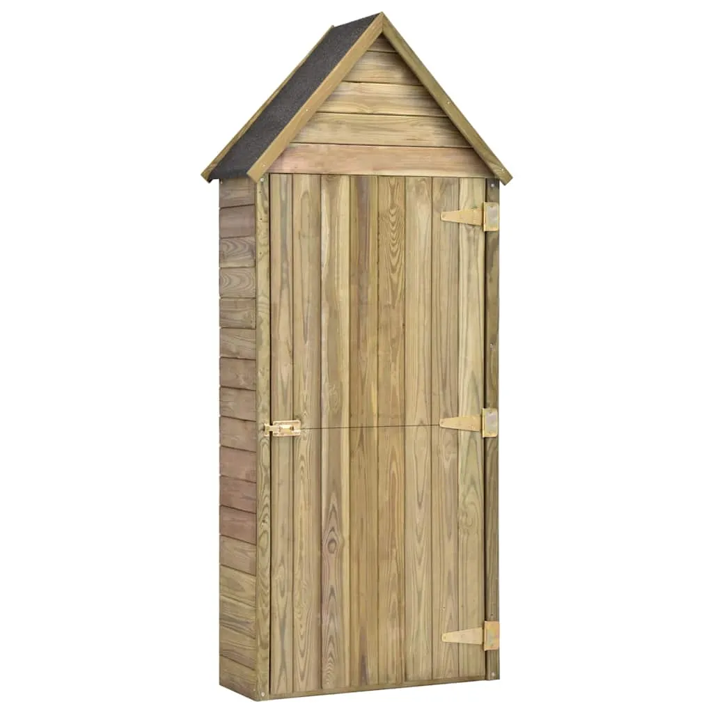vidaXL Vrtna kućica za alat od impregnirane borovine 69,5x32x178 cm - Venlo