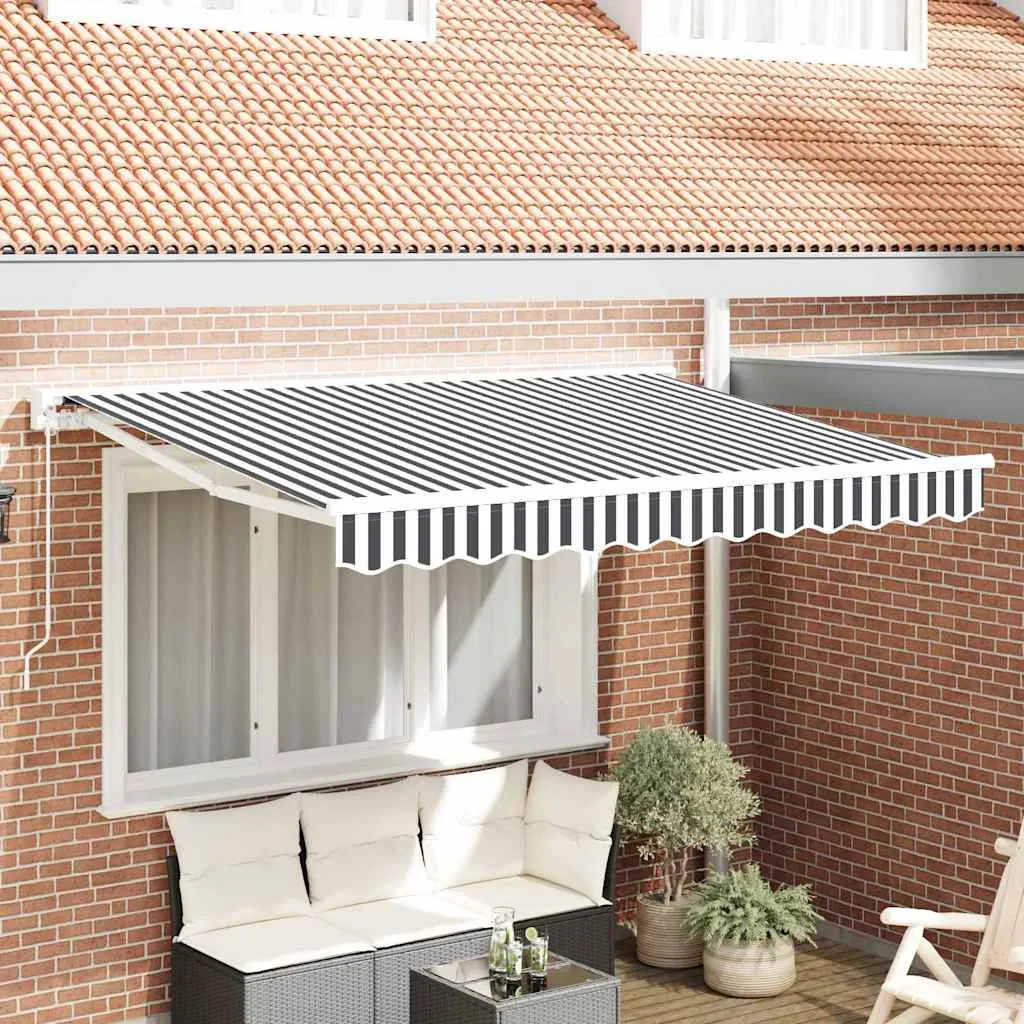 vidaXL Okvir tende Antracit i bijelo 350 x 200 cm - Venlo