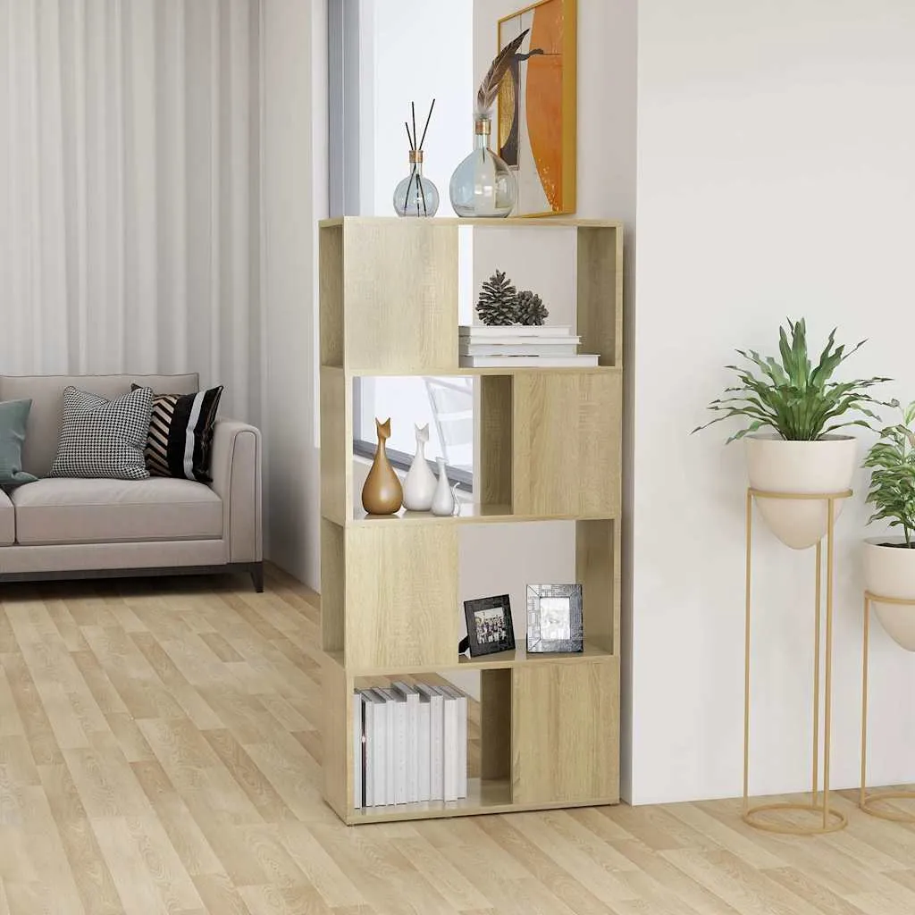 vidaXL Ormarić za knjige / pregrada boja hrasta 60x24x124,5 cm drveni - Venlo