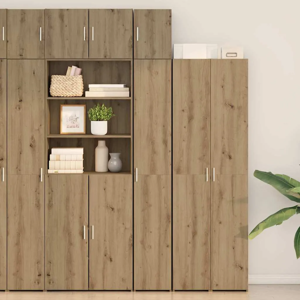 vidaXL Ormar sa policama Hrast artisan 30 x 42,5 x 225 cm - Venlo