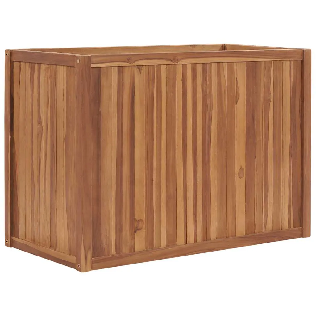 vidaXL Povišena gredica 100 x 50 x 70 cm od masivne tikovine - Venlo