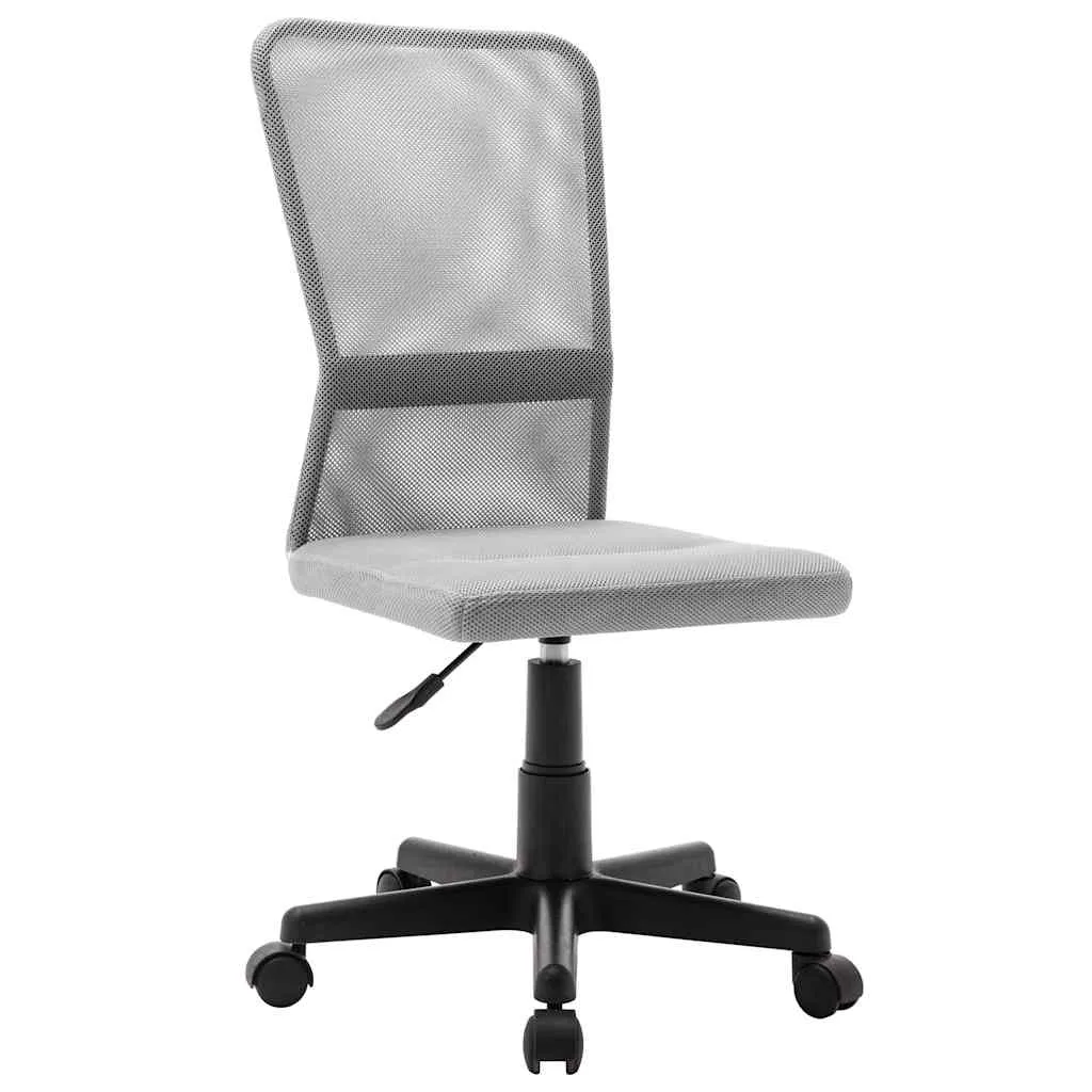 vidaXL Uredska stolica siva 44 x 52 x 100 cm od mrežaste tkanine - Venlo