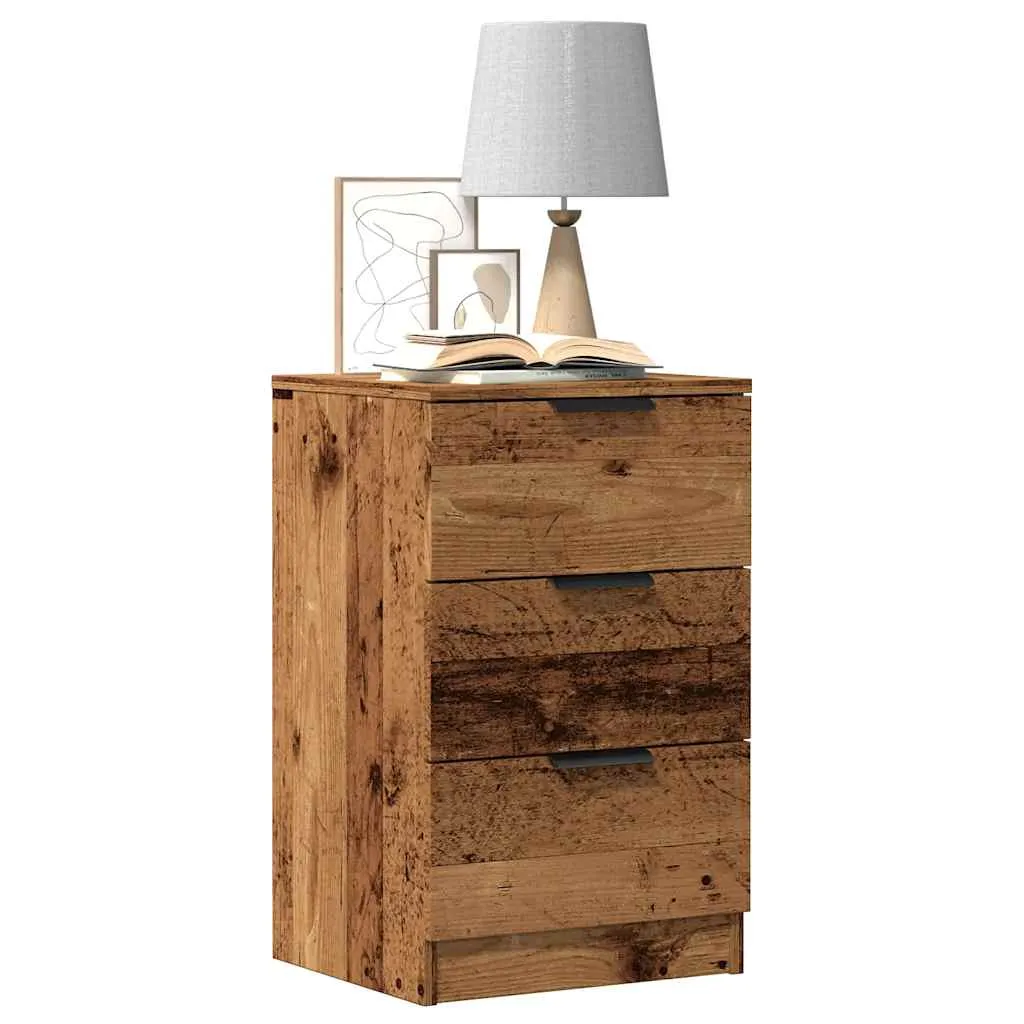 vidaxl noćni ormarić staro drvo 40x36x65 cm izrađeno drvo - slika 1