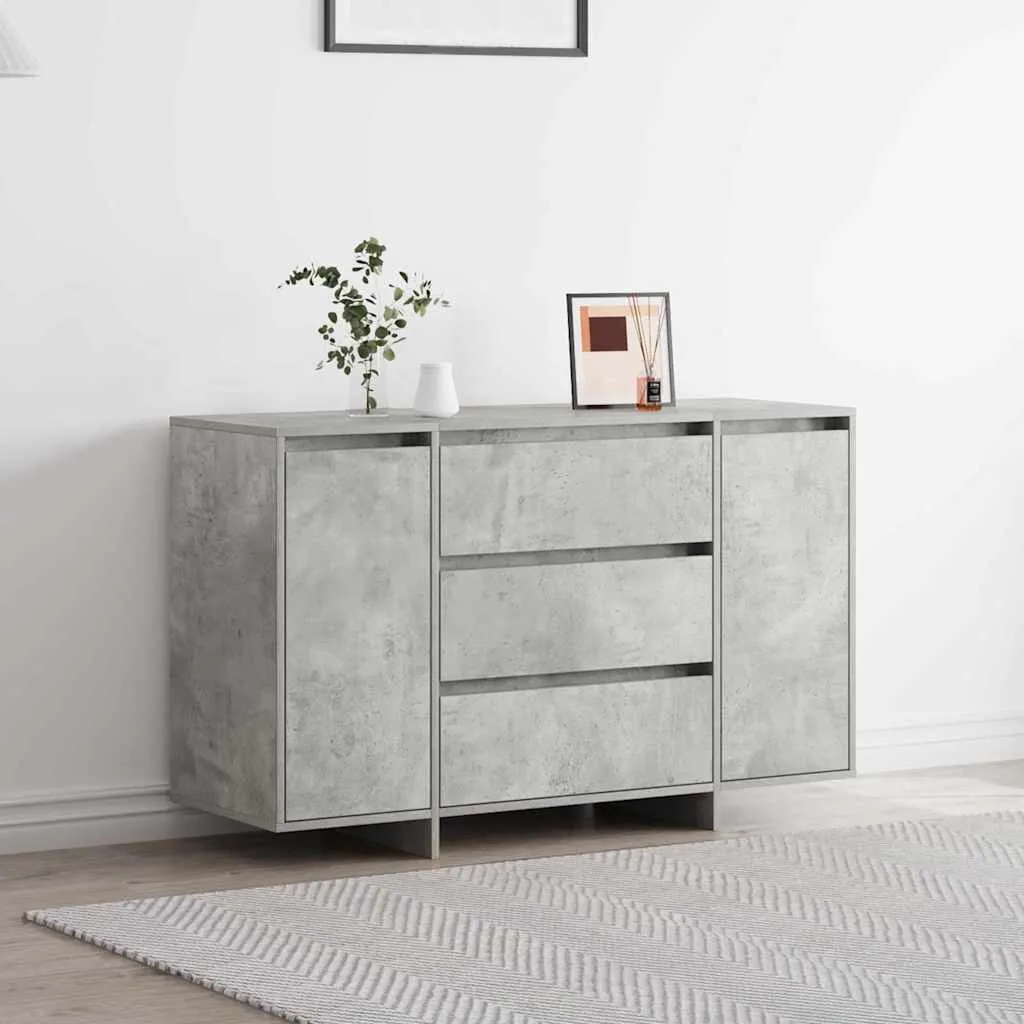 vidaXL Kreveta Betonski sivi 120 x 41 x 75 cm Konstruirano drvo - Venlo
