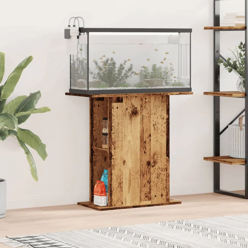 vidaxl stalak za akvarij staro drvo 36x75x72,5 cm konstruirano drvo - slika 1