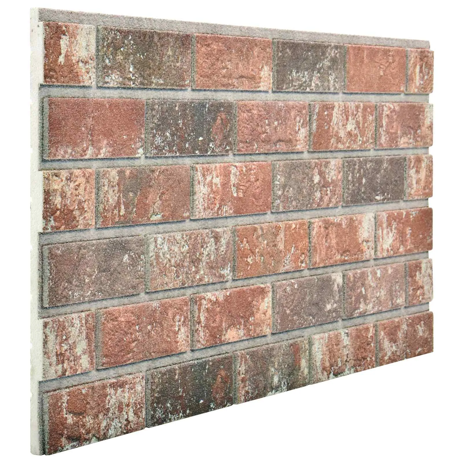 vidaXL Zidne panele 10 kom. 100 x 50 cm Tamno Smeđa i Siva EPS pjena - Venlo