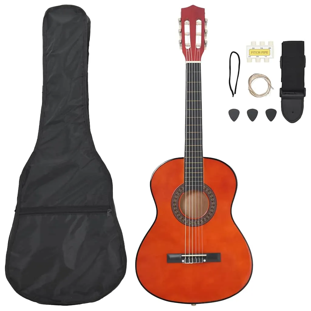 vidaxl 8-dijelni set klasične gitare za početnike 3/4 36 " - slika 1