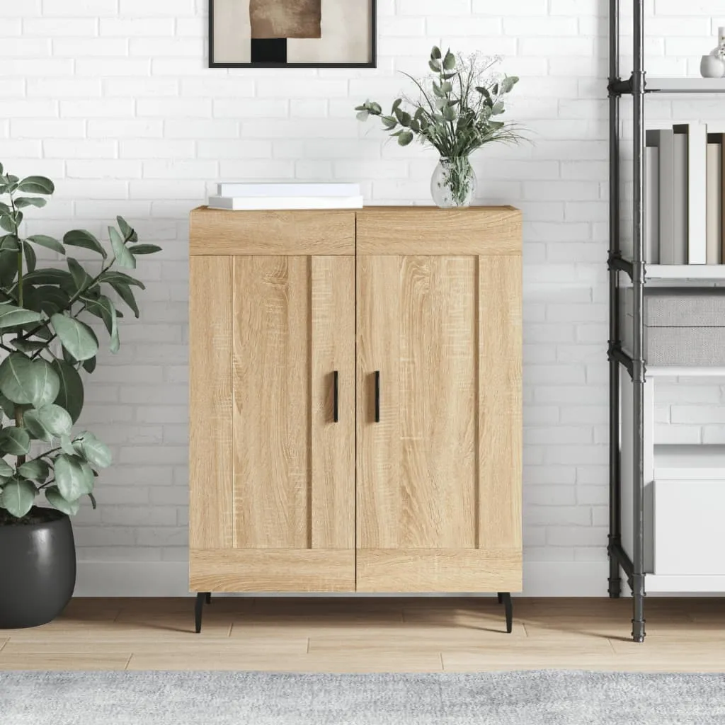 vidaXL Komoda boja hrasta sonome 69,5x34x90 cm od konstruiranog drva - Venlo