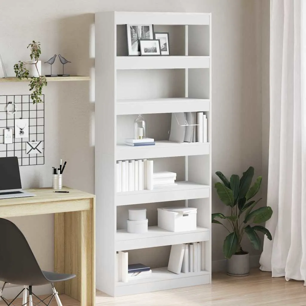 vidaXL Ormarić za knjige 6 razina 80 x 30 x 198 cm Konstruirano drvo - Venlo