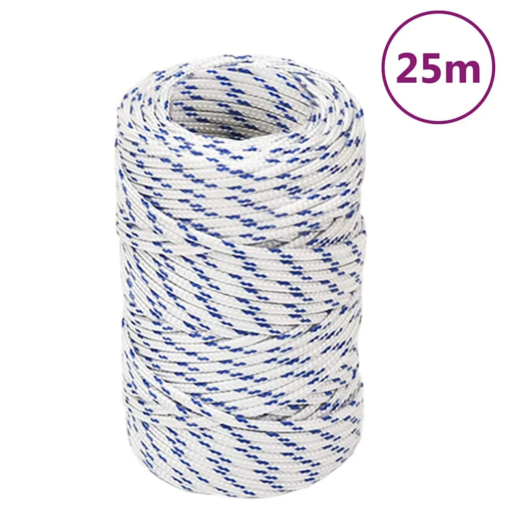 vidaxl brodski konop bijeli 2 mm 25 m od polipropilena - slika 1
