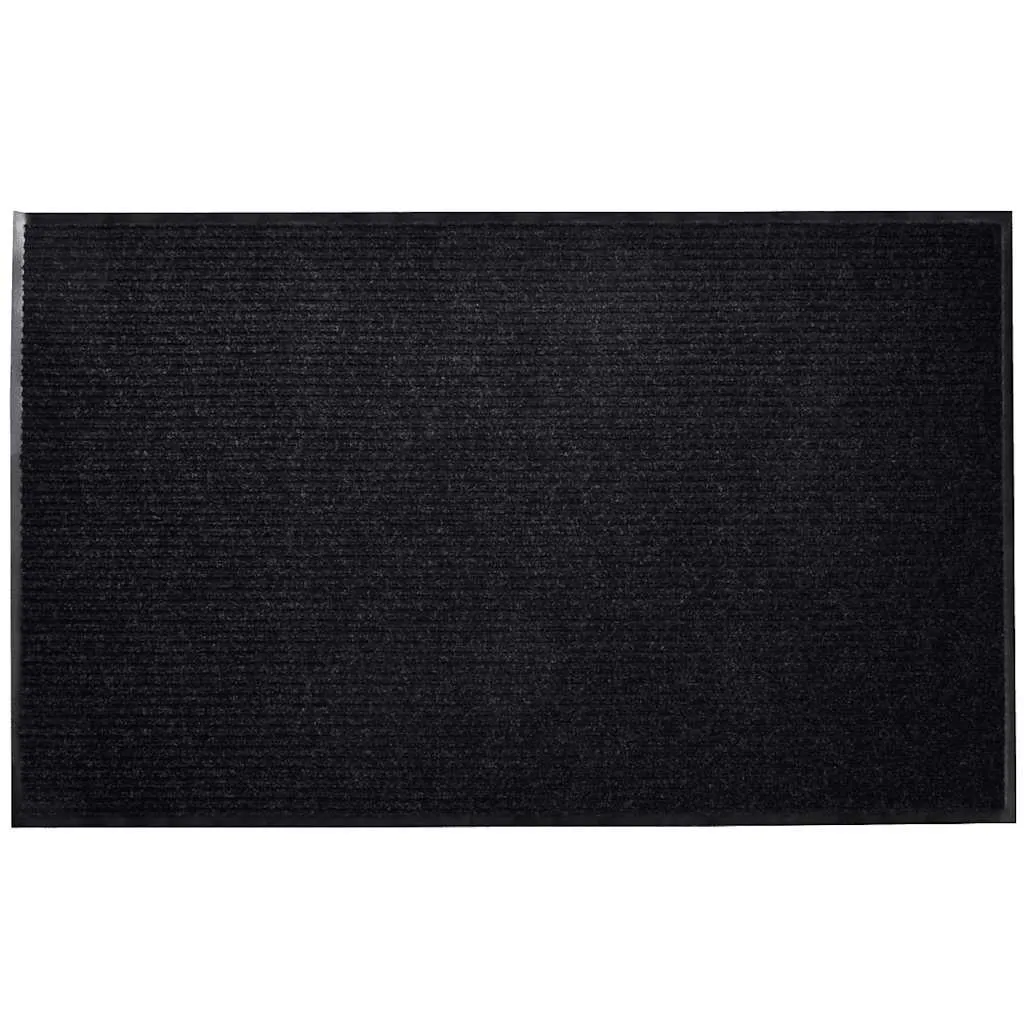 vidaXL Otirač crni 90 x 120 cm PVC - Venlo