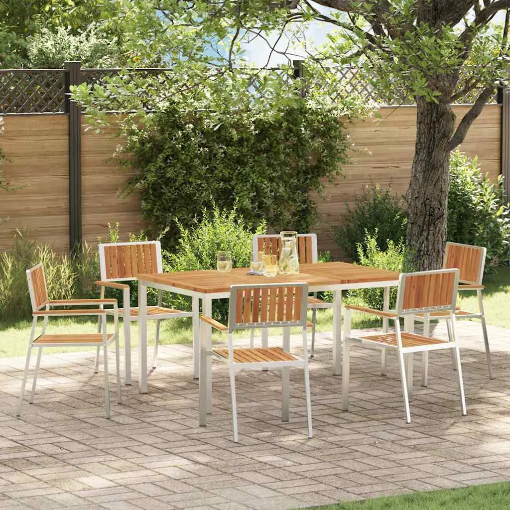 vidaXL Vanjski set za objedovanje 7 kom. 150 x 90 x 75 cm - Venlo