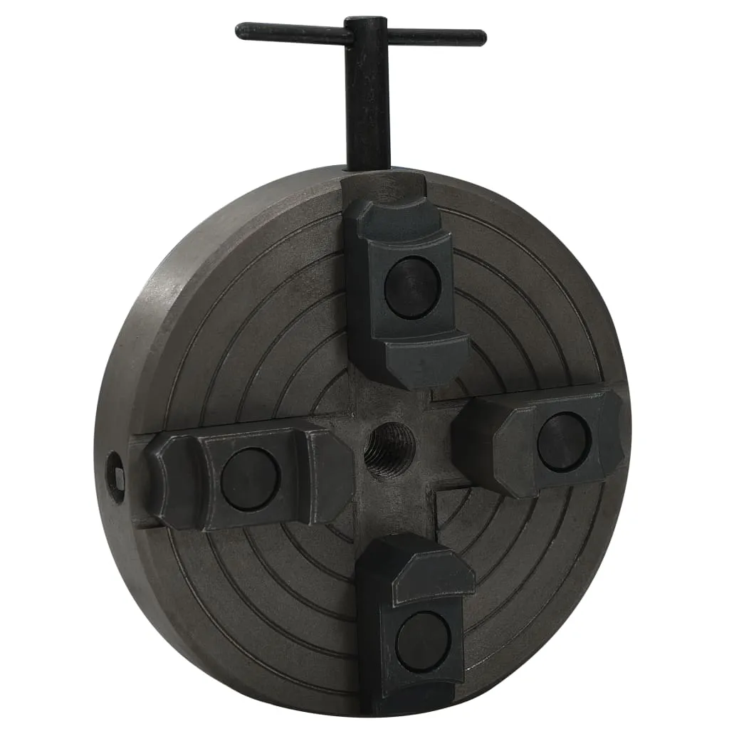 vidaXL Stezna glava za drvo 4 čeljusti spoj M18 čelična crna 150x63 mm - Venlo
