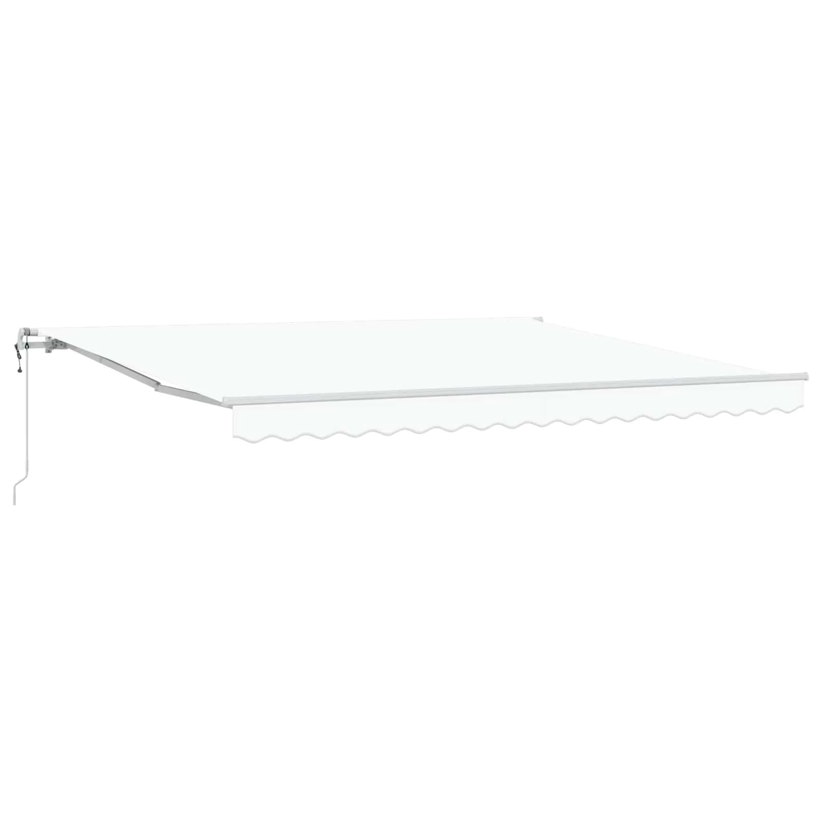 vidaXL Povlačivi tende Bijela 400 × 300 cm Tkanina i Aluminij - Venlo