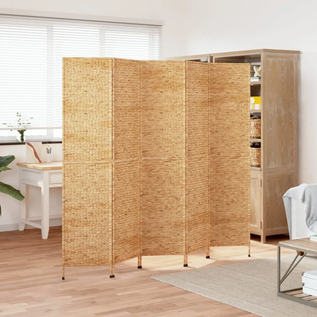 vidaXL Sobna pregrada s 5 panela 205 x 180 cm od vodenog zumbula - Venlo