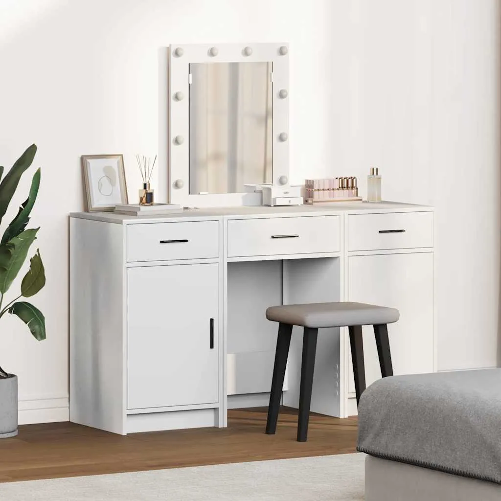 vidaXL Toaletni stol Bijelo 50 x 41 x 135 cm Konstruirano drvo - Venlo