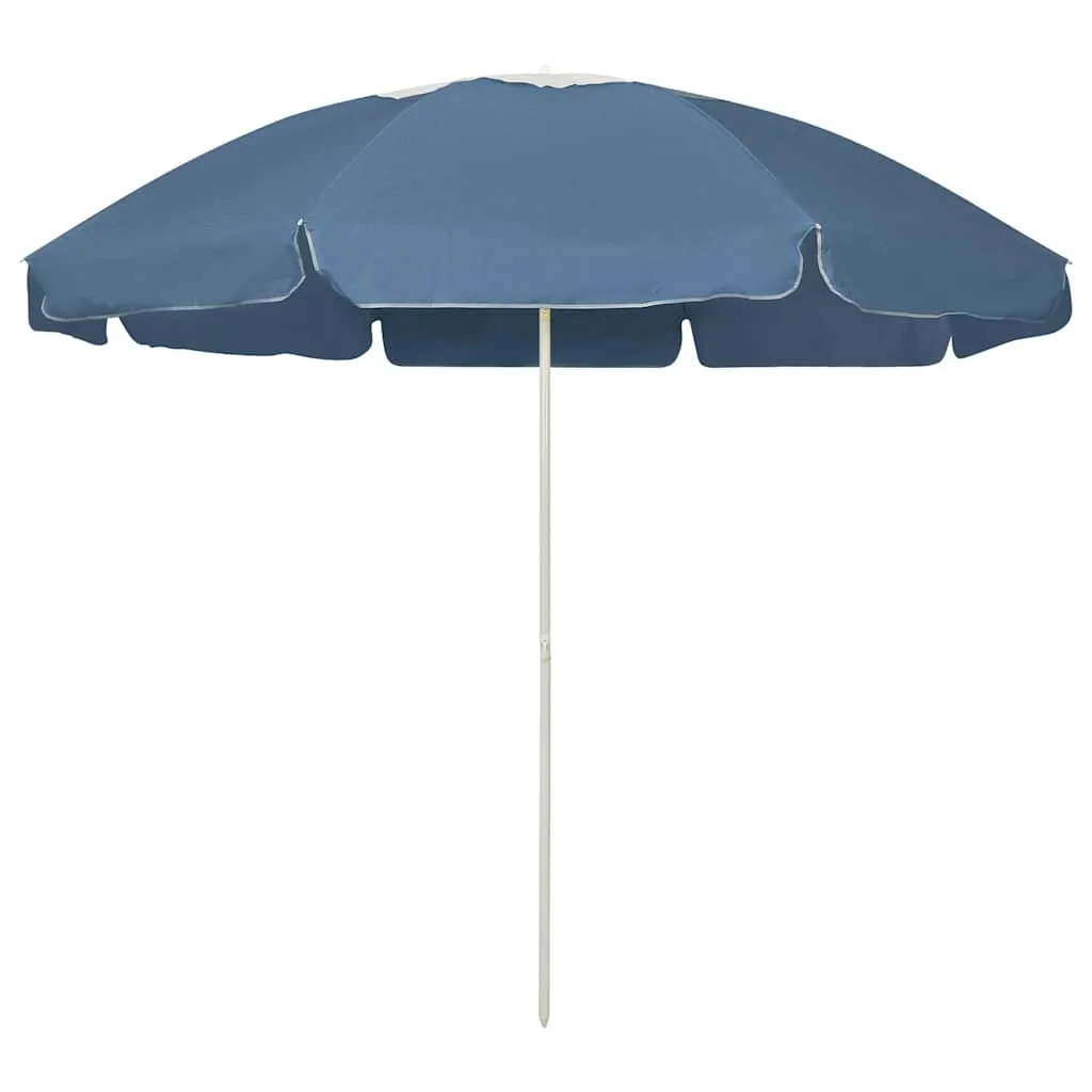 vidaXL Suncobran za plažu plavi 240 cm - Venlo