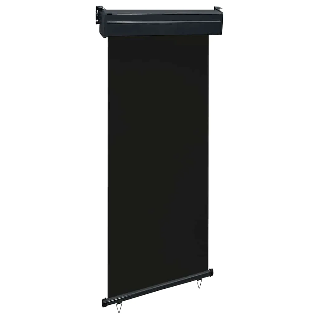 vidaXL Balkonska bočna tenda 85 x 250 cm crna - Venlo