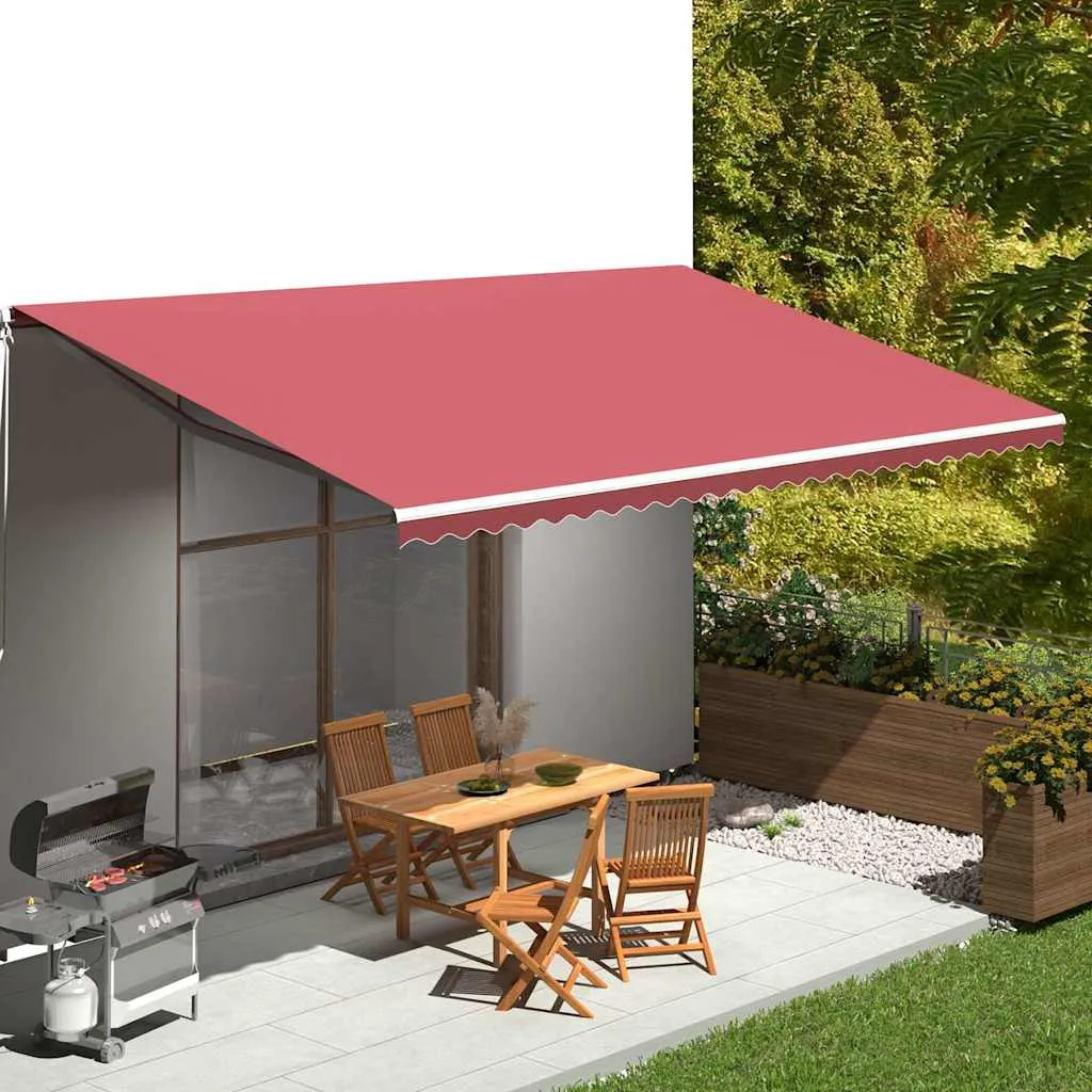 vidaXL Zamjenska tkanina za tendu bordo 600x300 cm poliester - Venlo