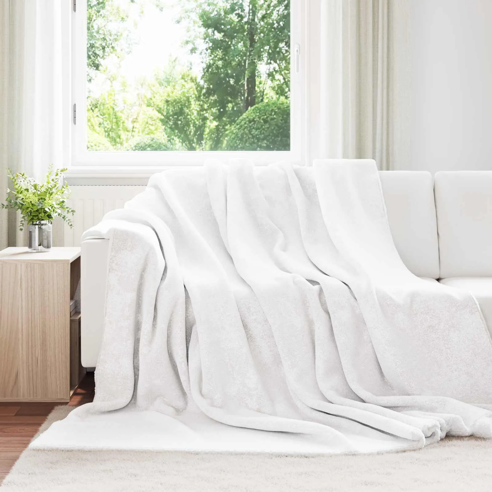 vidaXL Dekica Bijela 220 x 240 cm 2.67 kg Runo - Venlo