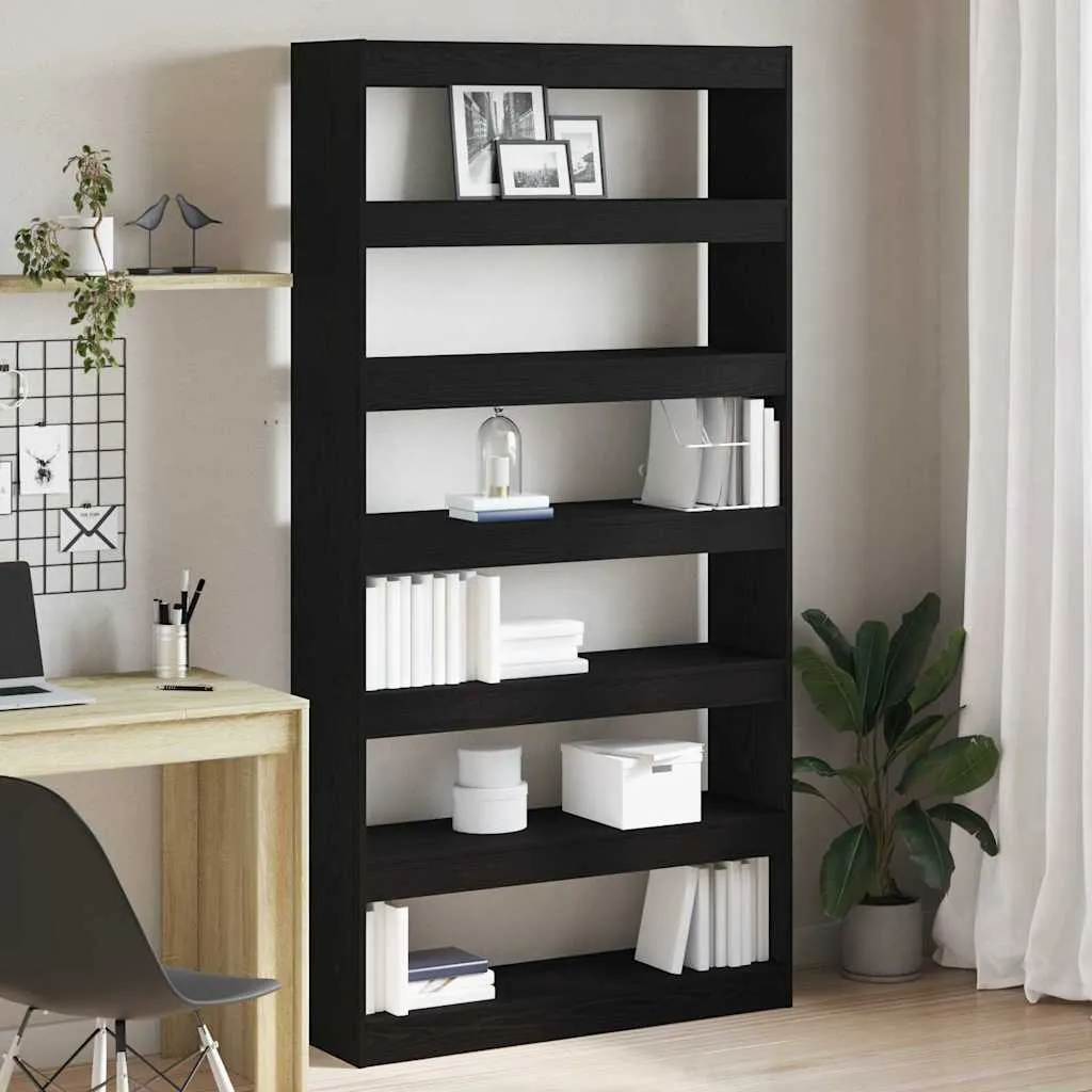 vidaXL Ormarić za knjige 6 razina 100 x 30 x 198 cm Konstruirano drvo - Venlo