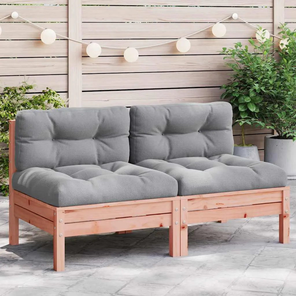 vidaXL Vrtna sofa s jastucima 2 kom od masivnog drva duglazije - Venlo