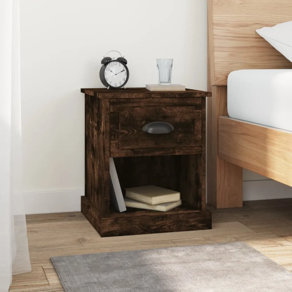 vidaXL Noćni ormarići 2 kom boja hrasta 39x39x47,5cm konstruirano drvo - Venlo