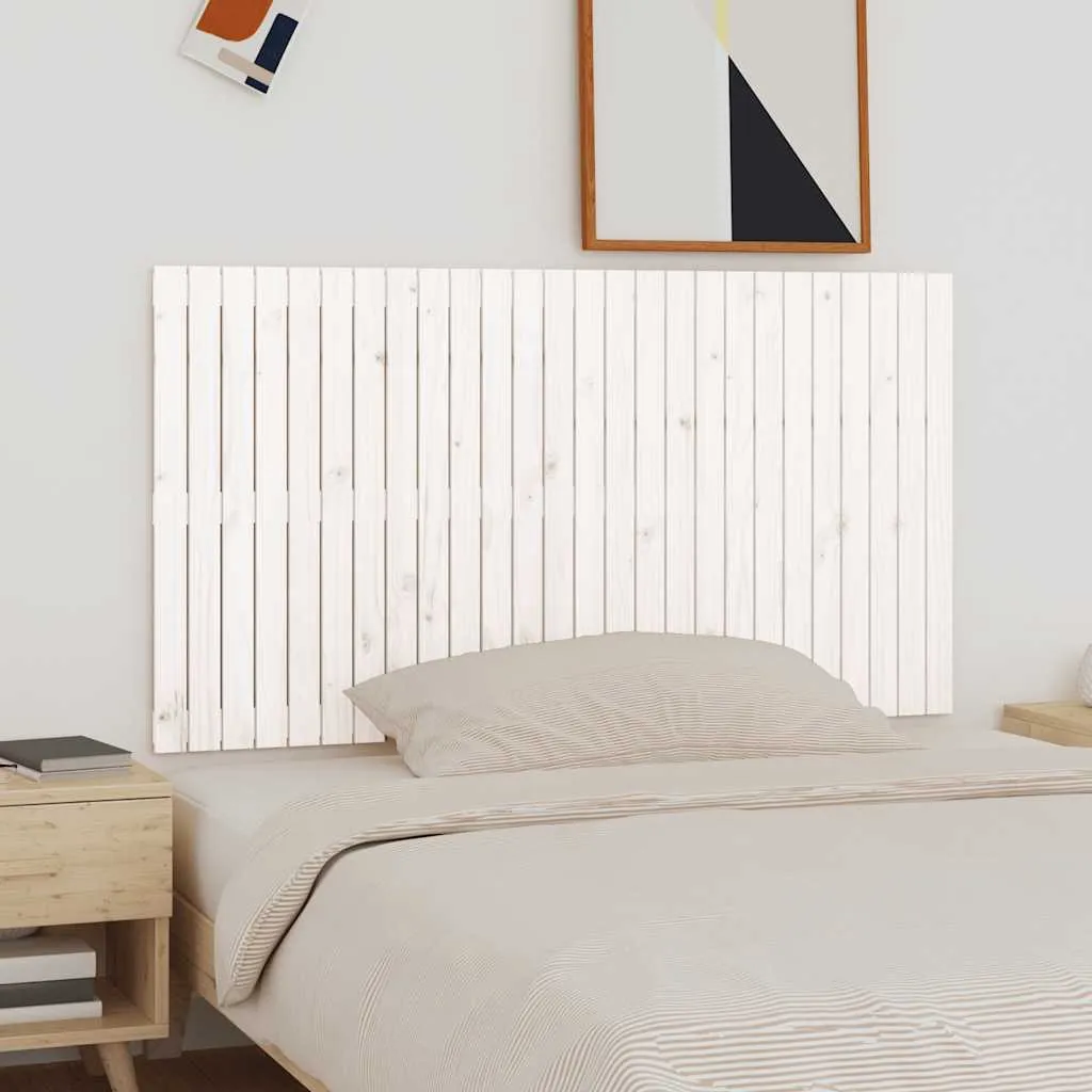 vidaXL Zidno uzglavlje bijelo 166x3x90 cm od masivne borovine - Venlo