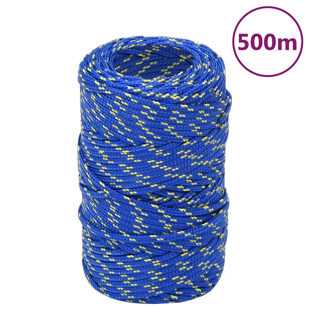 vidaxl brodski konop plavi 2 mm 500 m od polipropilena - slika 1