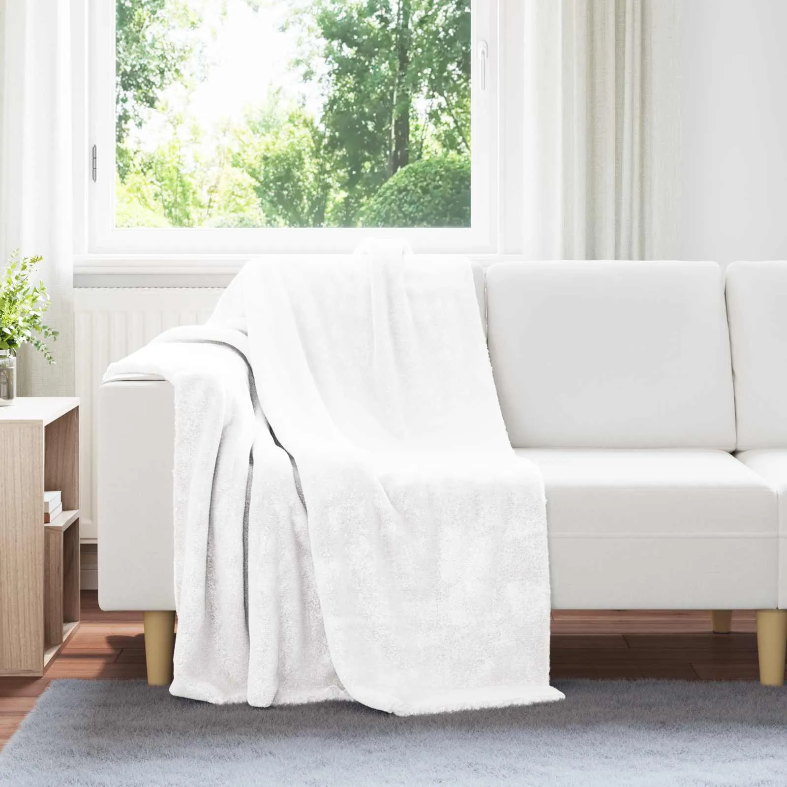 vidaXL Dekica Bijela 130 x 150 cm 1 kg Runo - Venlo