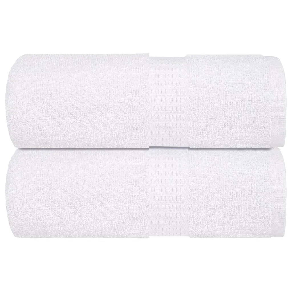vidaxl krpe za pranje žaba 2 kom bijele 15x21 cm 360 g/m² - slika 1