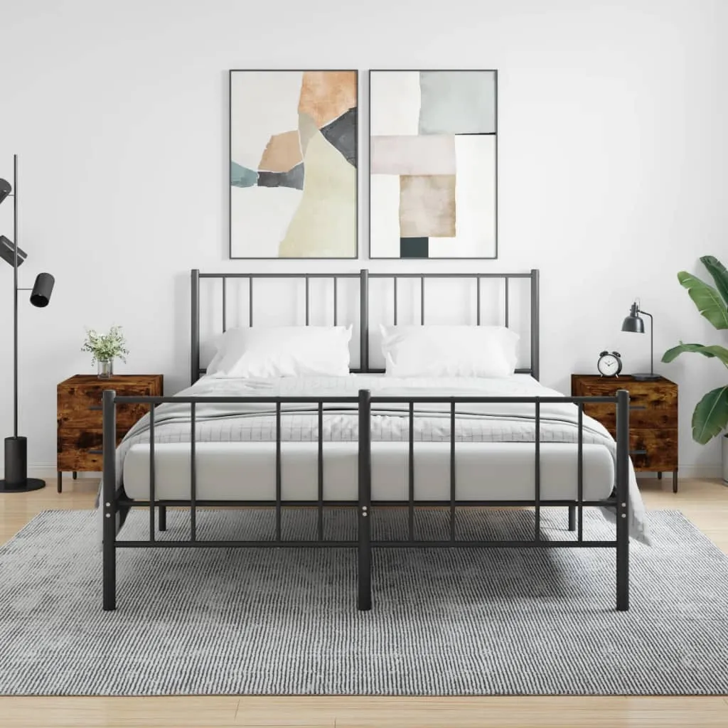 vidaXL Noćni ormarići 2 kom boja hrasta 40x35x47,5cm konstruirano drvo - Venlo