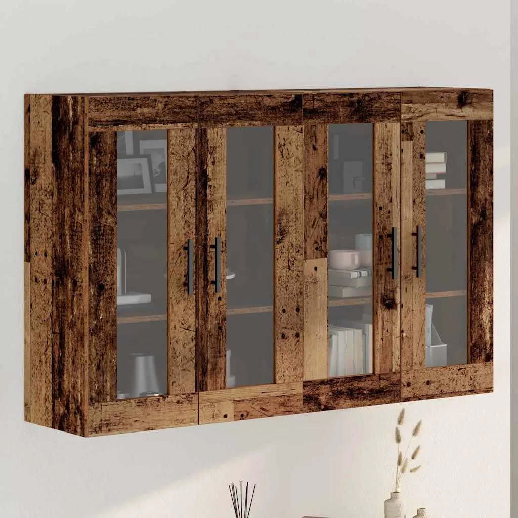 vidaXL Zidni ormari 2 kom. Staro drvo 69,5 x 34 x 90 cm - Venlo
