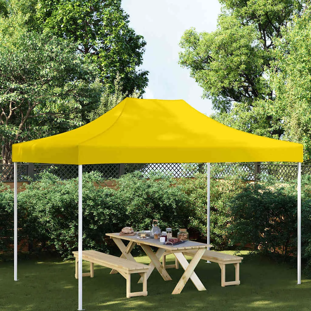 vidaXL Krov za šator za zabave 4 x 3 m žuti 270 g/m² - Venlo