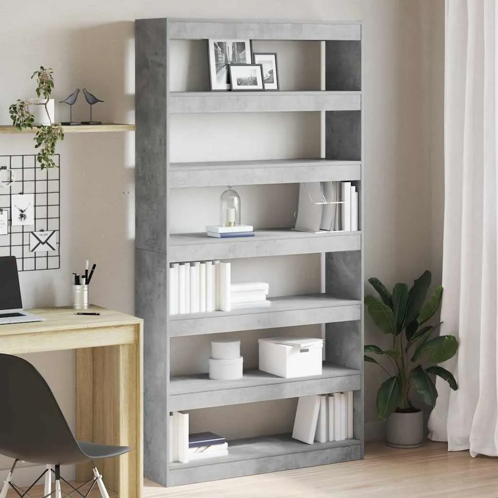 vidaXL Ormarić za knjige 6 razina 100 x 30 x 198 cm Konstruirano drvo - Venlo