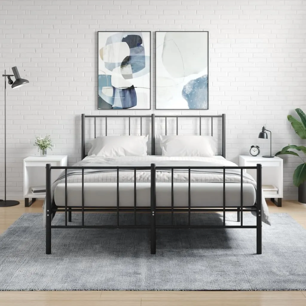 vidaXL Noćni ormarići 2 kom bijeli 40 x 35 x 50 cm konstruirano drvo - Venlo