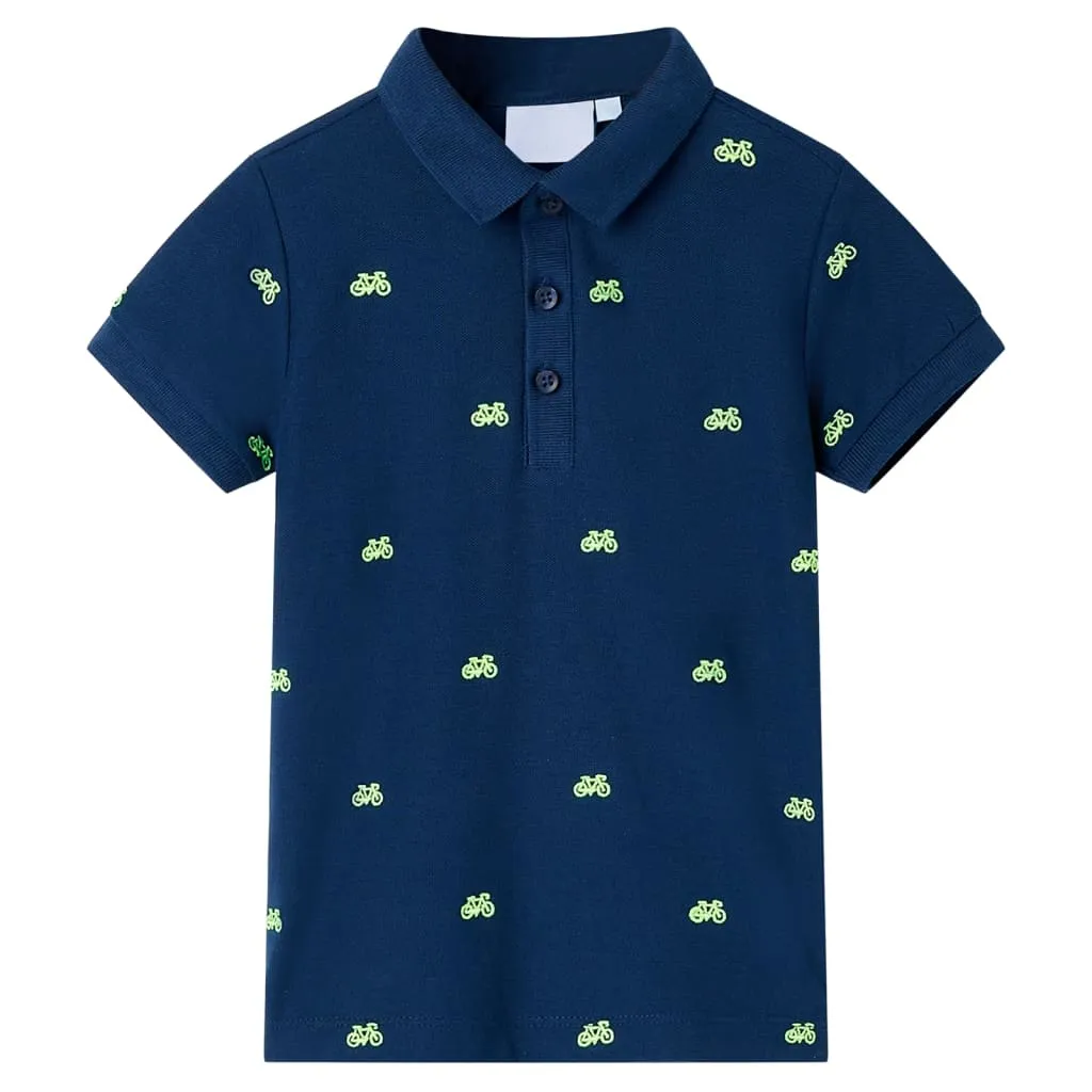 vidaxl dječja polo majica modra 104 - slika 1