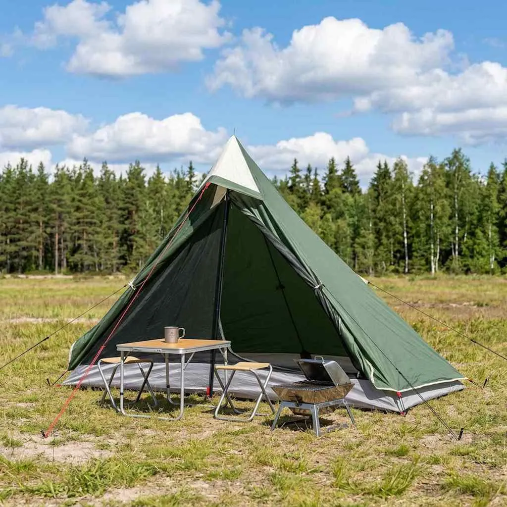 vidaxl šator za planinarenje 222 x 85 x 125 cm zelena - slika 1