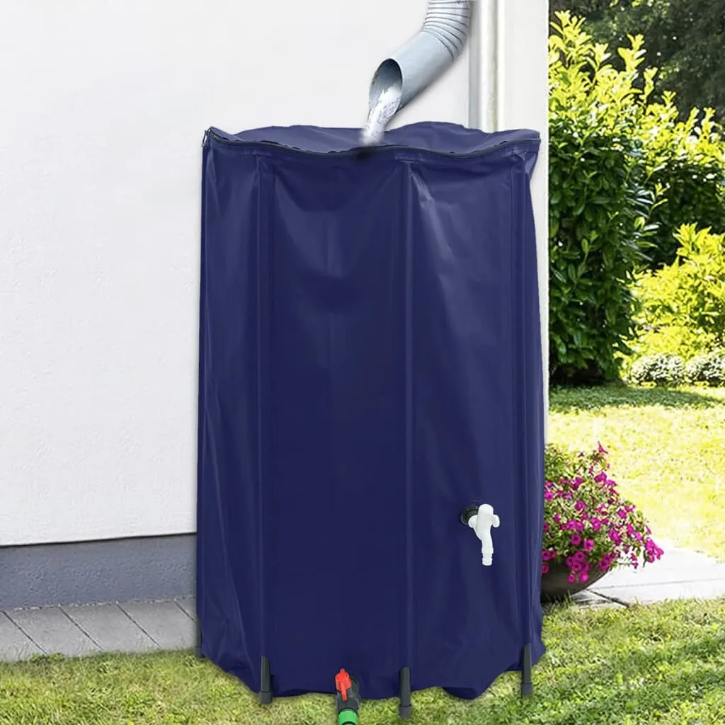 vidaxl spremnik za vodu sa slavinom sklopivi 500 l pvc - slika 1