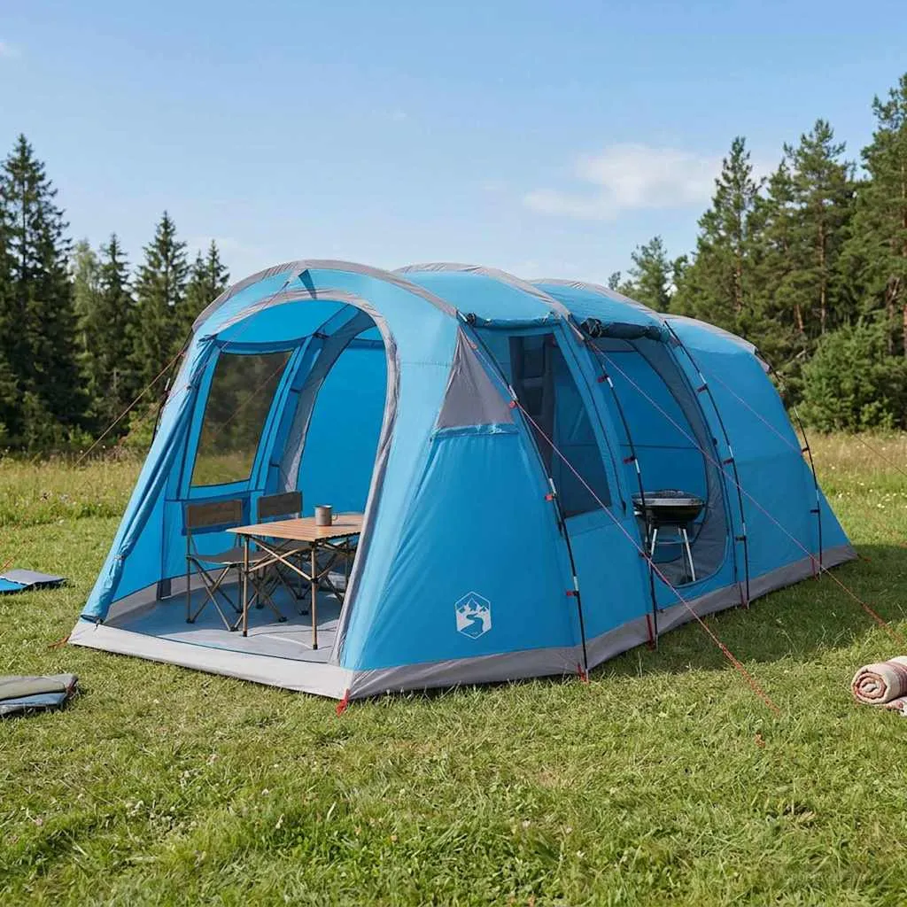vidaxl tunelski šator 505 x 330 x 204 cm plava - slika 1