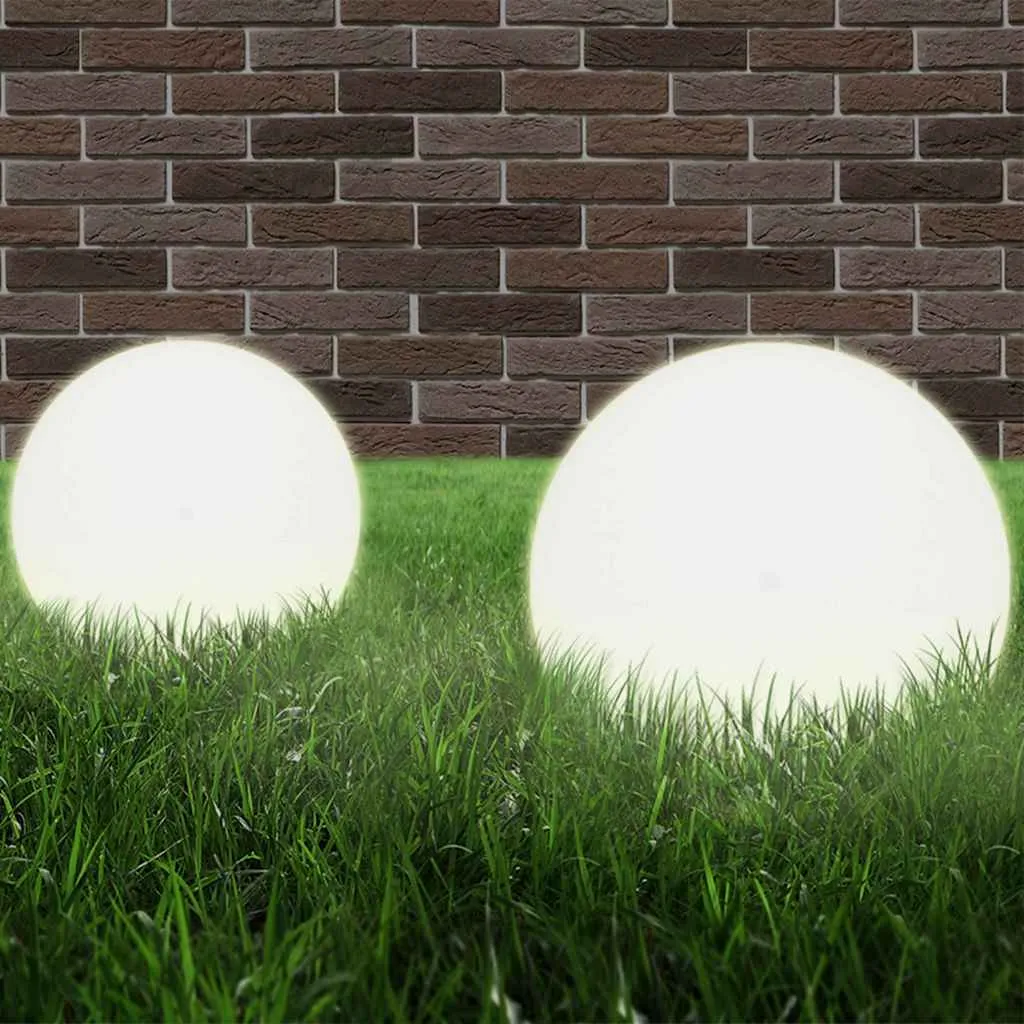 vidaXL LED kuglasta svjetiljka 2 kom 20 cm PMMA - Venlo