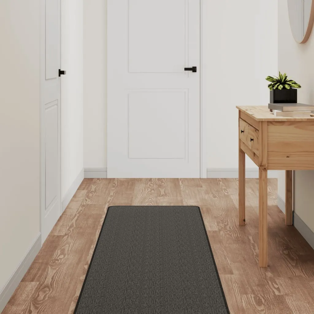 vidaXL Tepih-staza s izgledom sisala antracit 50 x 250 cm - Venlo