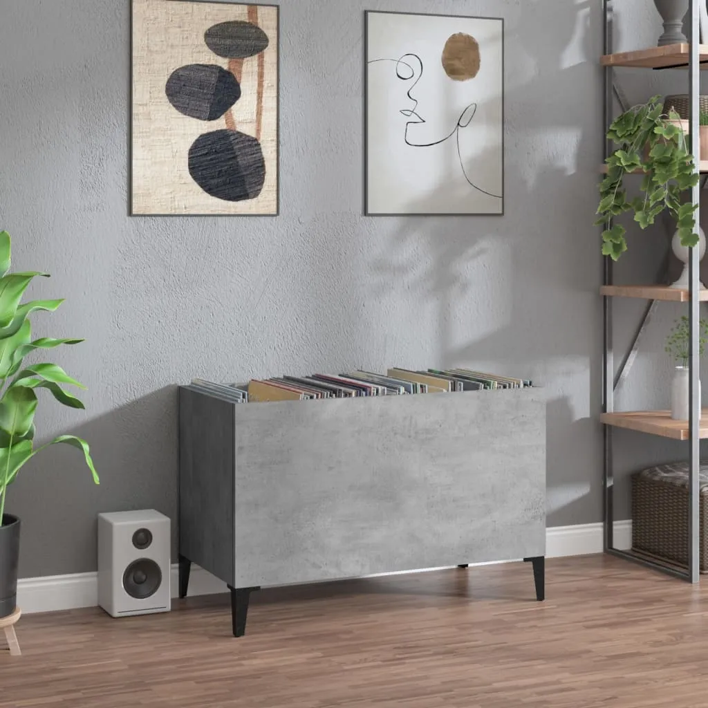 vidaXL Ormarić za ploče boja betona 74,5x38x48 cm konstruirano drvo - Venlo