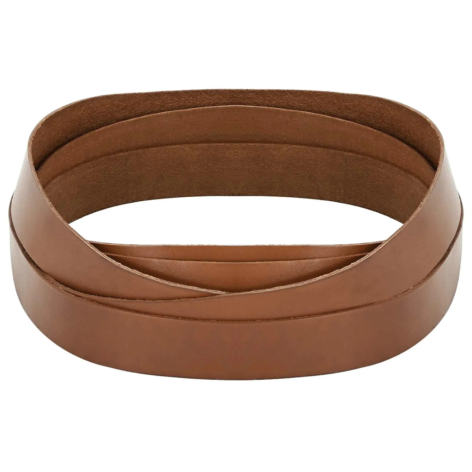 vidaxl kožni remen smeđa 200 x 3 cm koža - slika 1