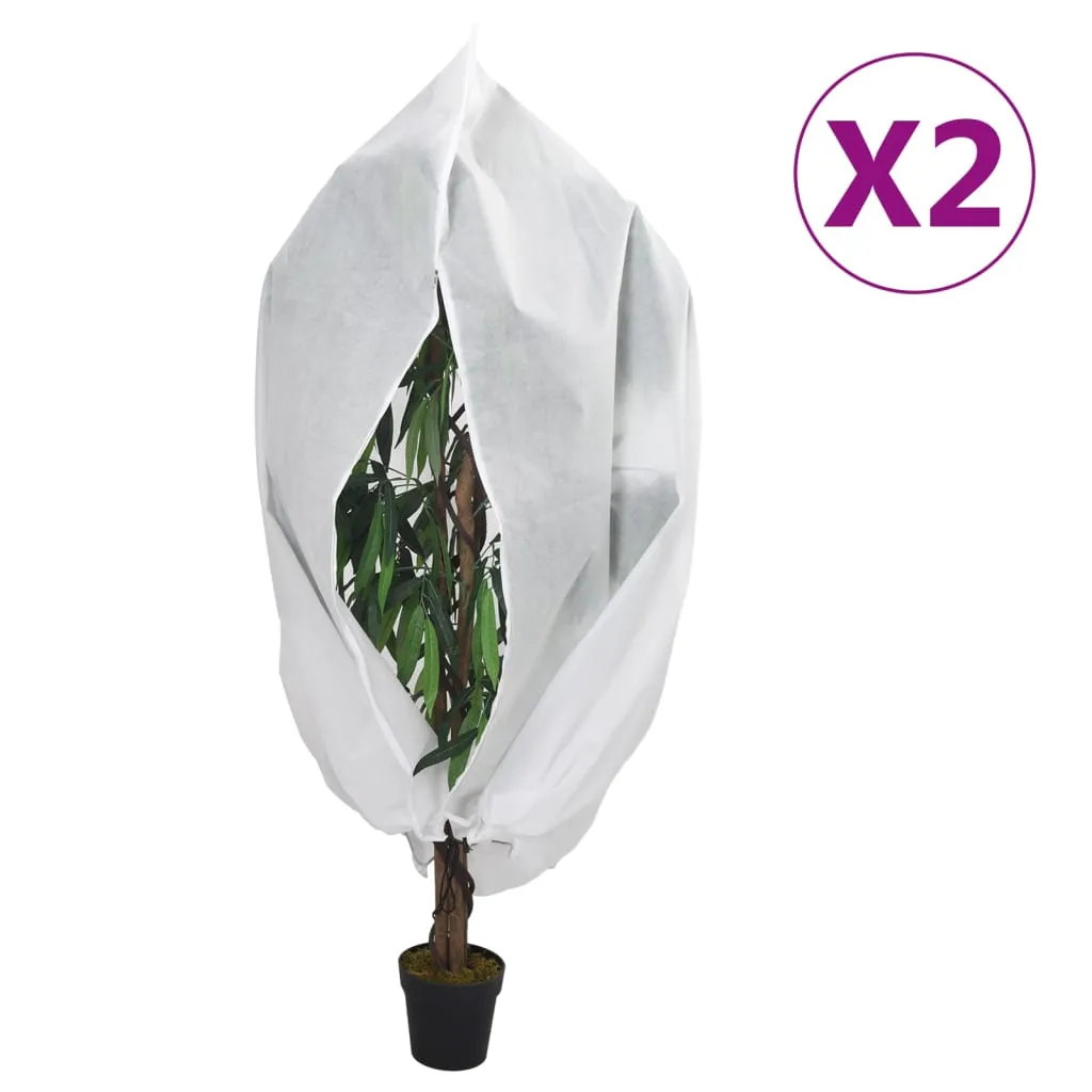 vidaXL Navlake za biljke od flisa s patentom 2 kom 70 g/m² 1,2x1,8 m - Venlo